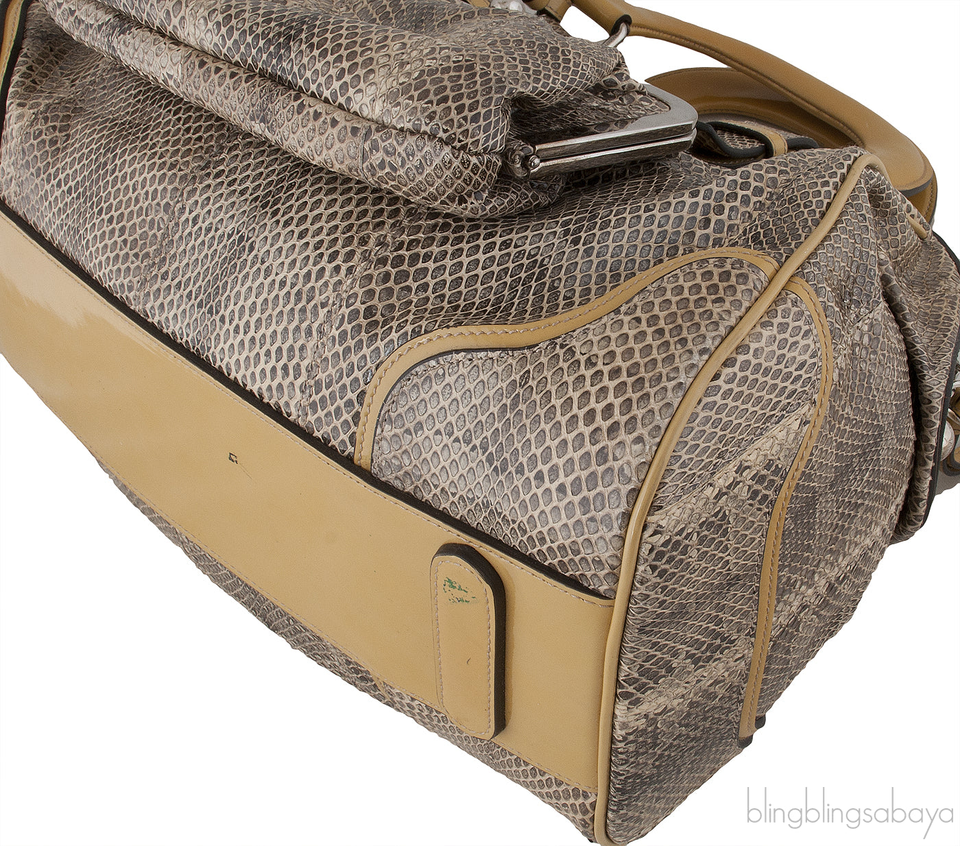 Miss Romantique Python Bag