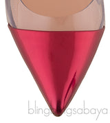 Red & Purple Plexi Pumps