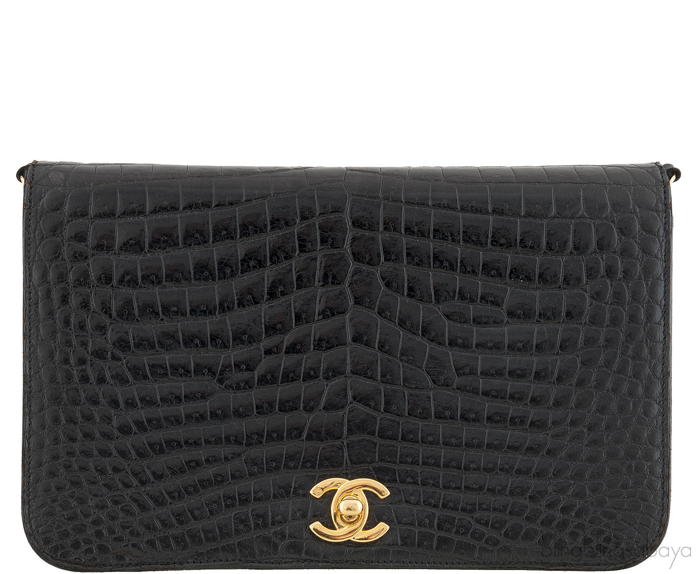 Vintage Crocodile WOC Clutch