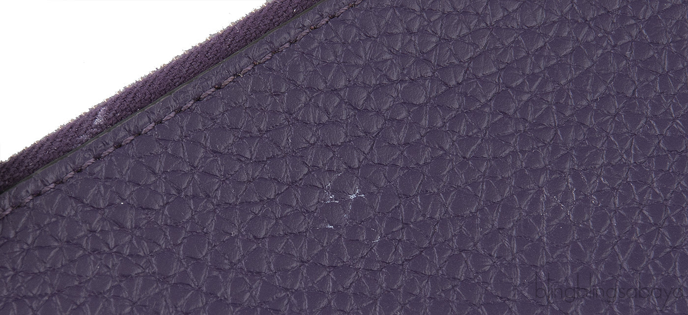 Moynat Leather Zip Pouch