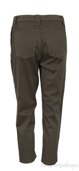 Moss Green Paz Slim Taper Pants