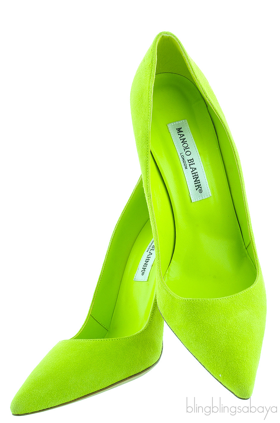 BB Suede Apple Green Pump