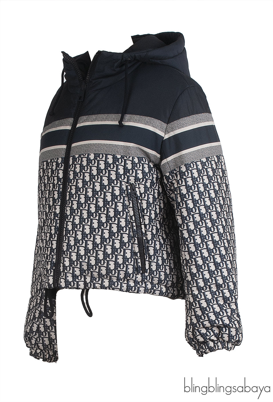 Dior Oblique Reversible Cropped Puffer Jacket