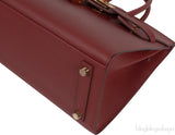 Birkin 25 Sellier Rouge Epsom GHW