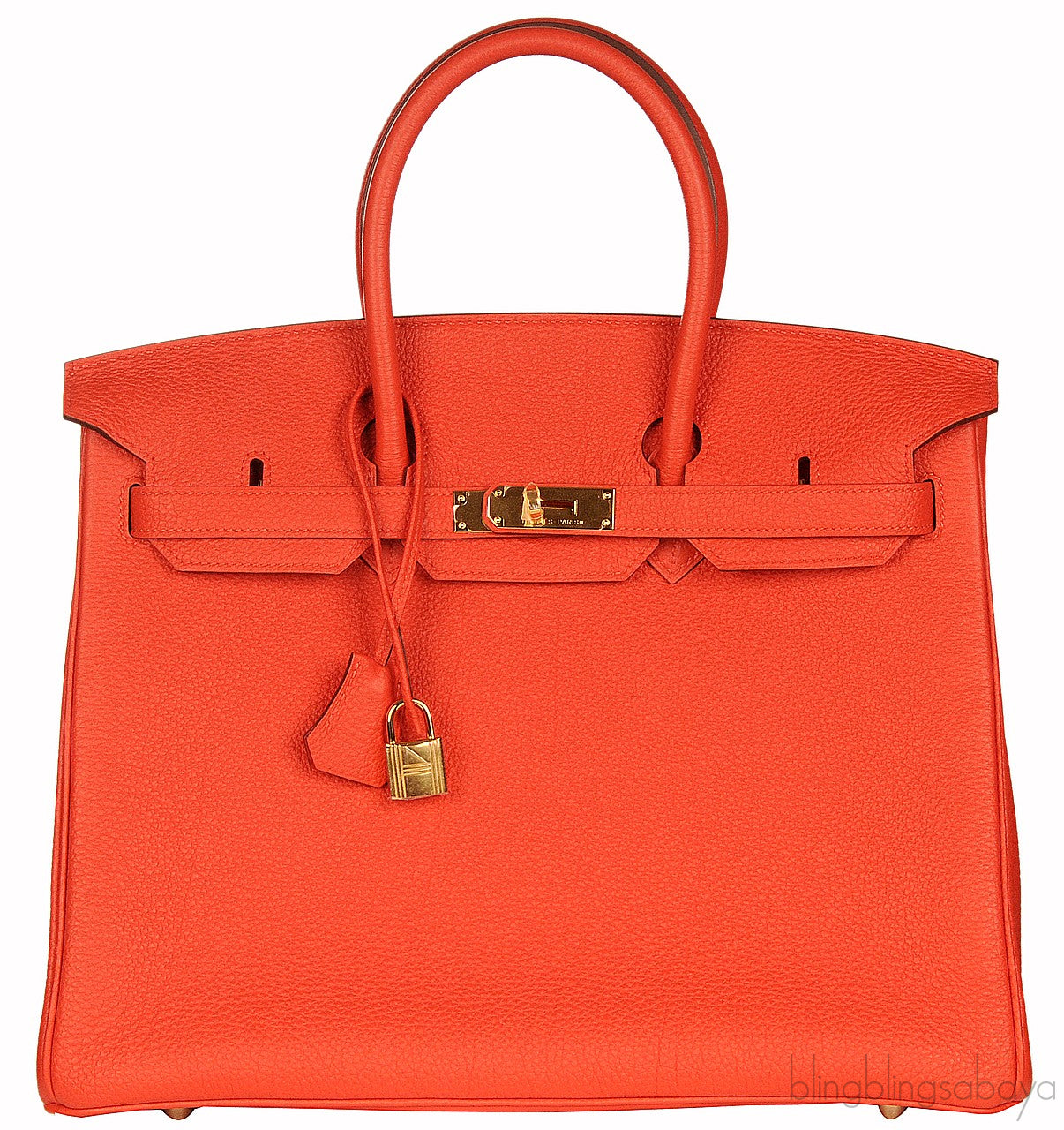 Birkin 35 Capucine Togo GHW