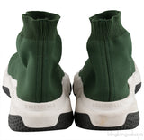 Green Speed Stretch-knit High Top Sneakers