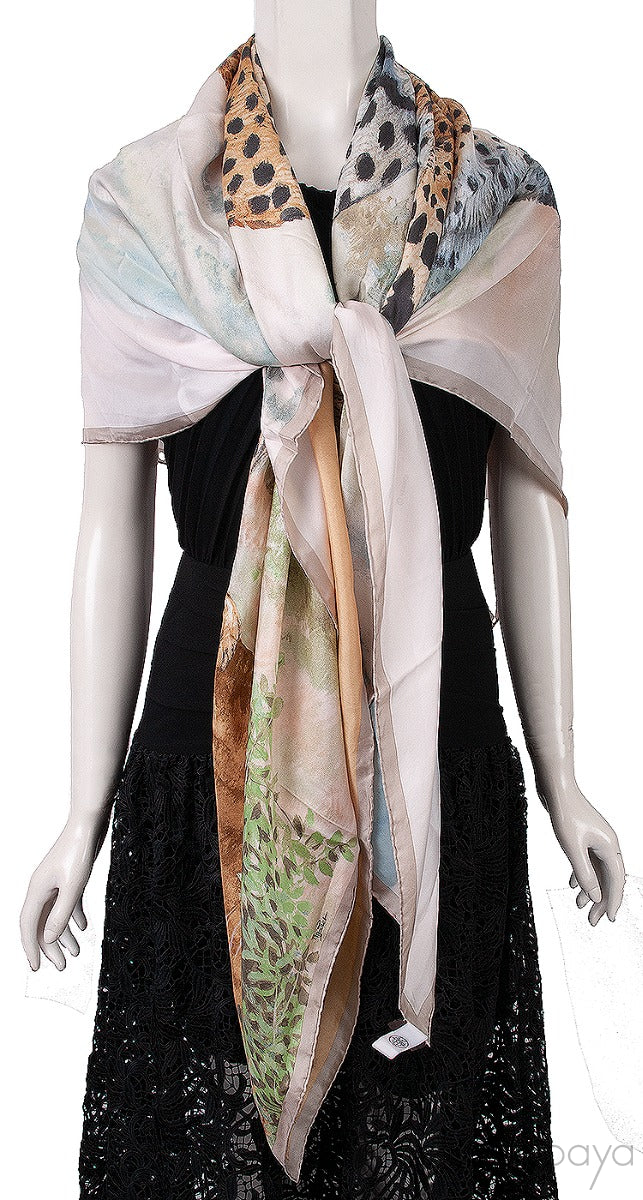Acinonyx Jubatus wash scarf 140