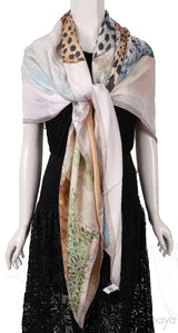 Acinonyx Jubatus wash scarf 140
