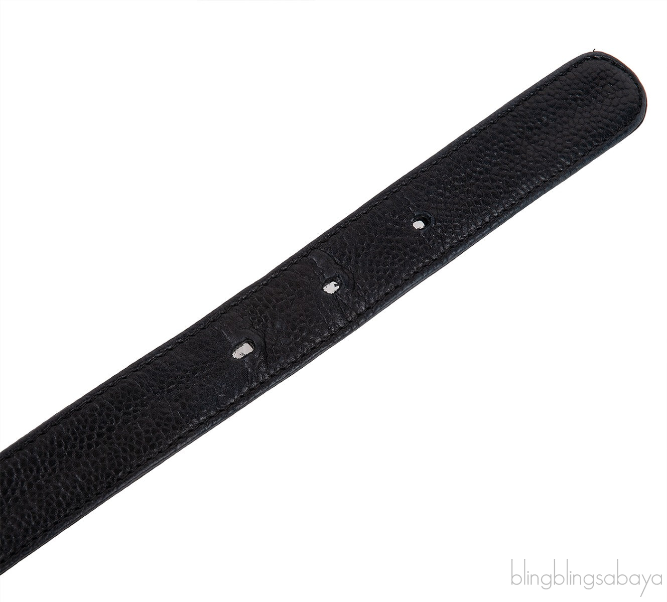 Chanel Black Caviar CC Turnlock Vintage Belt