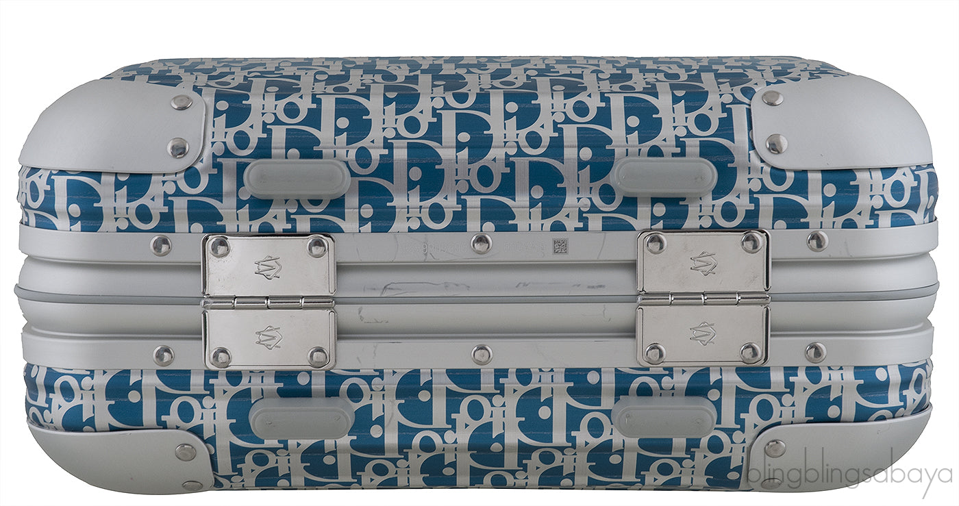Dior x Rimowa Carry-on Hand Case Aluminum Oblique Blue Gradient