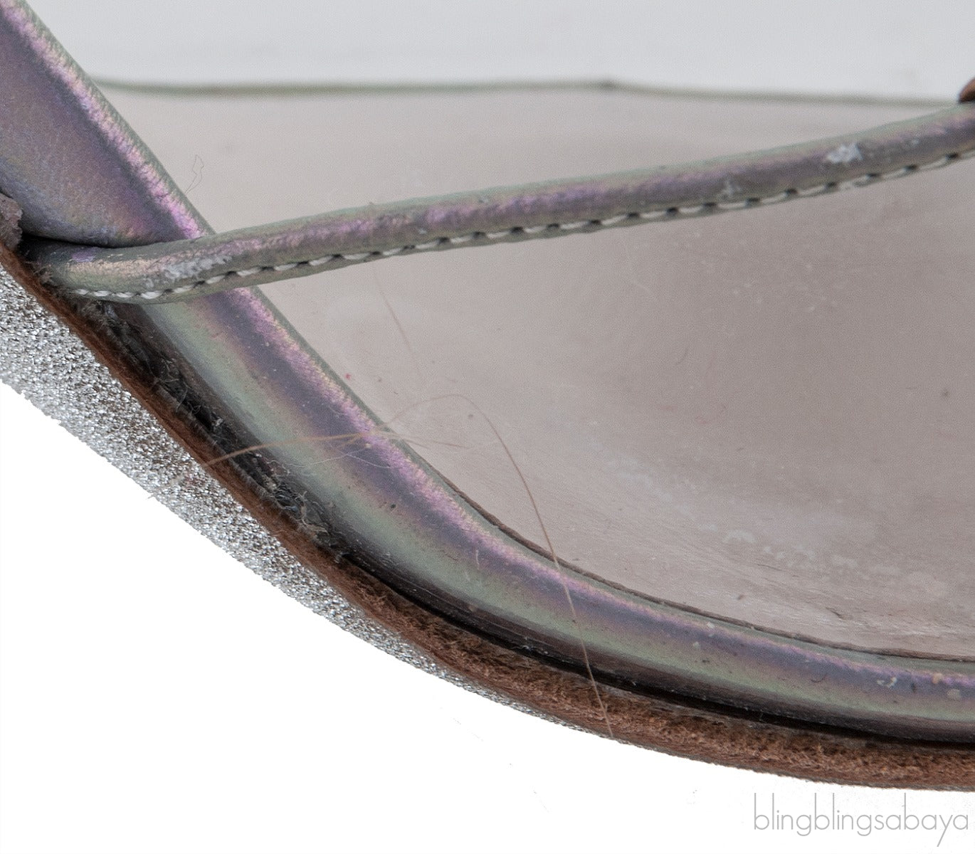 Veneziana Strass PVC Slingback