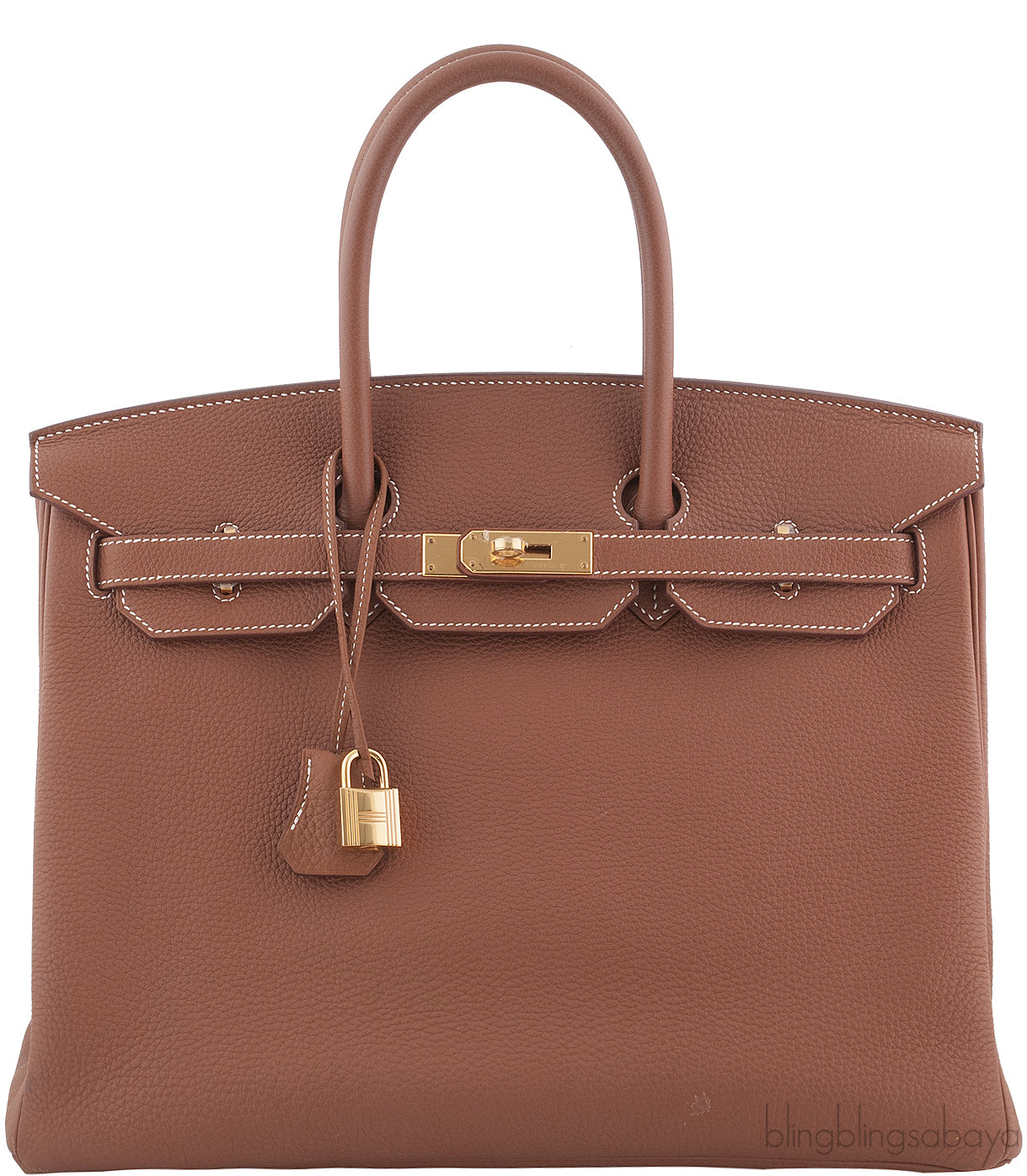 Birkin 35 Gold Togo GHW