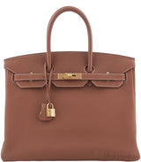 Birkin 35 Gold Togo GHW