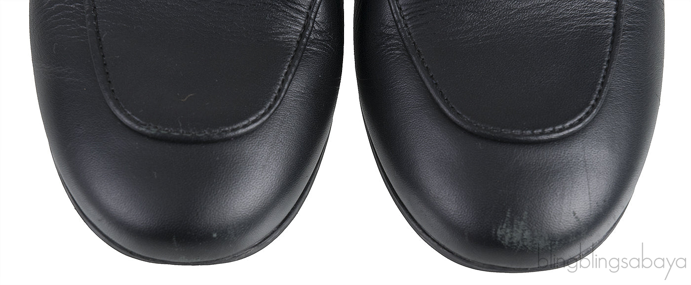 Princetown Leather Kids Slipper