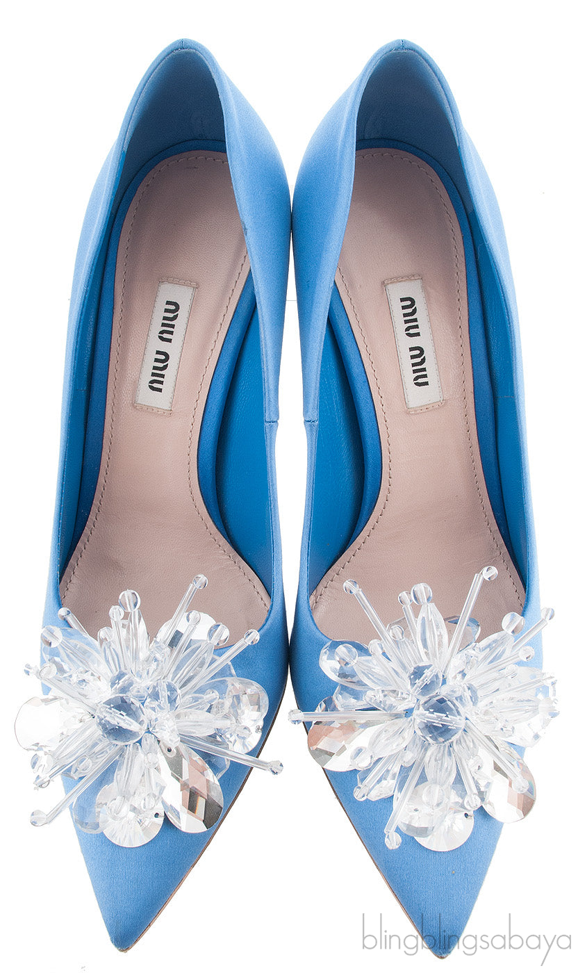 Mary Jane Crystal Bead Heels