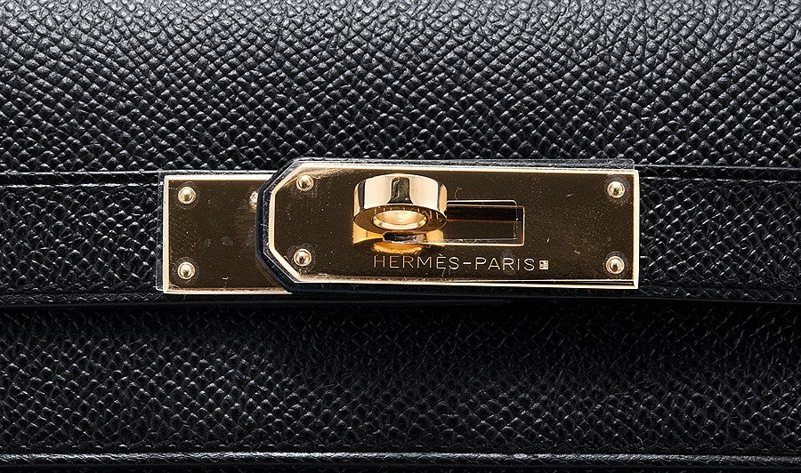 Kelly 35 Black Sellier Epsom GHW