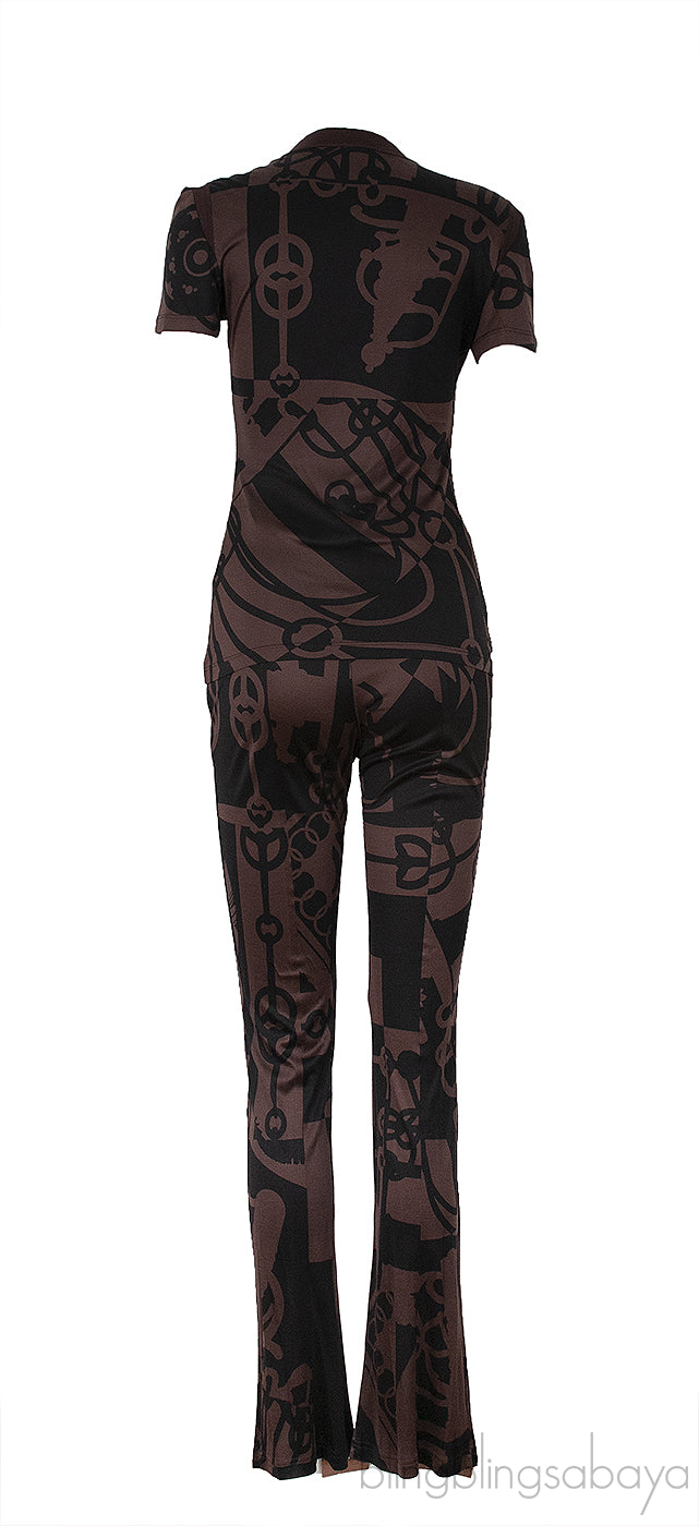 Cliquetis en Desorder Tattoo T-shirt and Trouser
