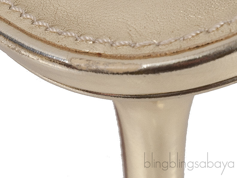 Metallic Gold Neo 90mm Revival Mule