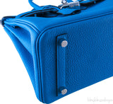Birkin 25 Togo Bleu Zanzibar*