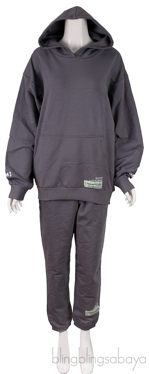 Charcoal Grey Hoodie & Trouser