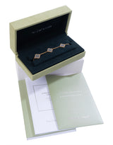 Van Cleef & Arpels Vintage Alhambra 5 Motif Rock Crystal Bracelet