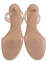 Gianvito Rossi Metropolis 70 beige PVC Sandals 41