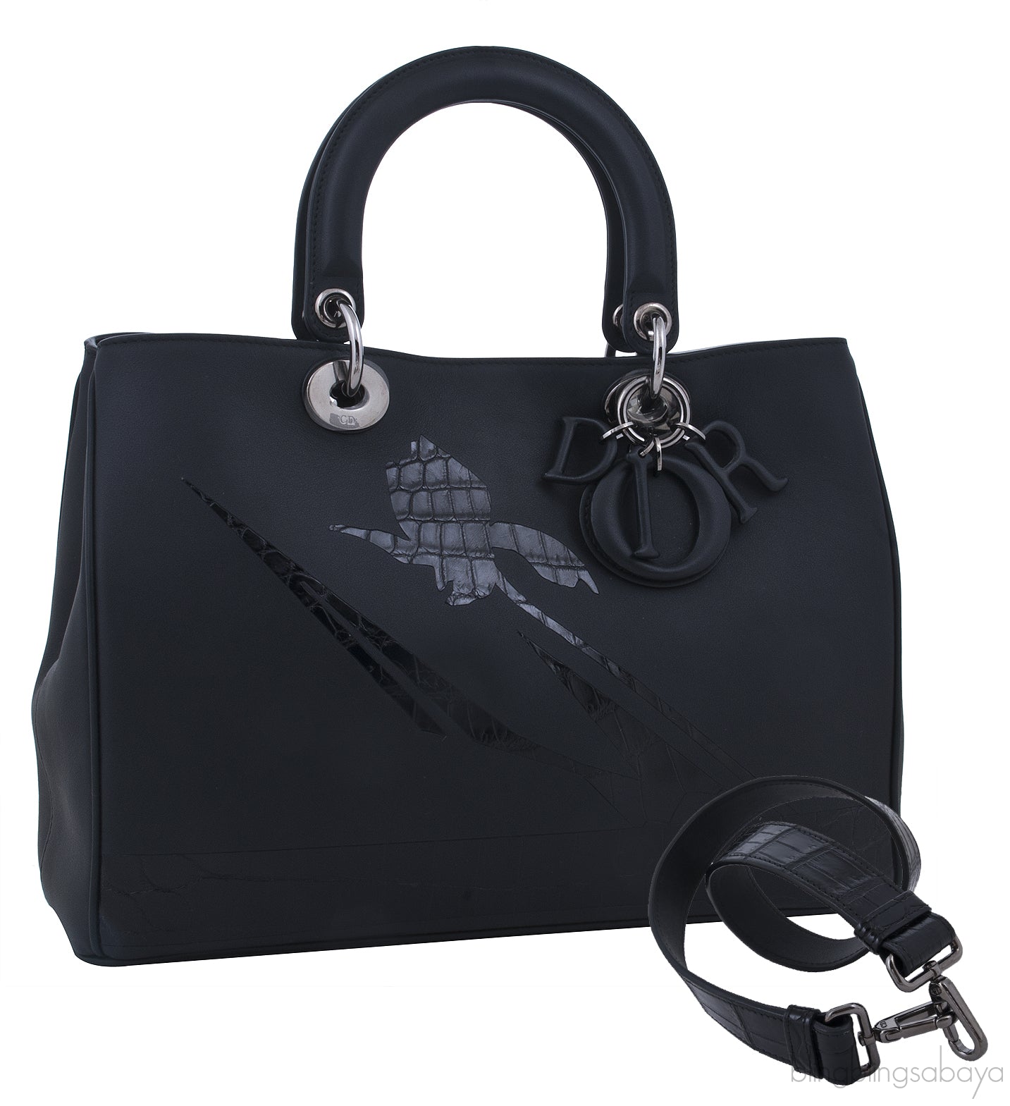 Diorissimo Warhol Black Shoulder Bag