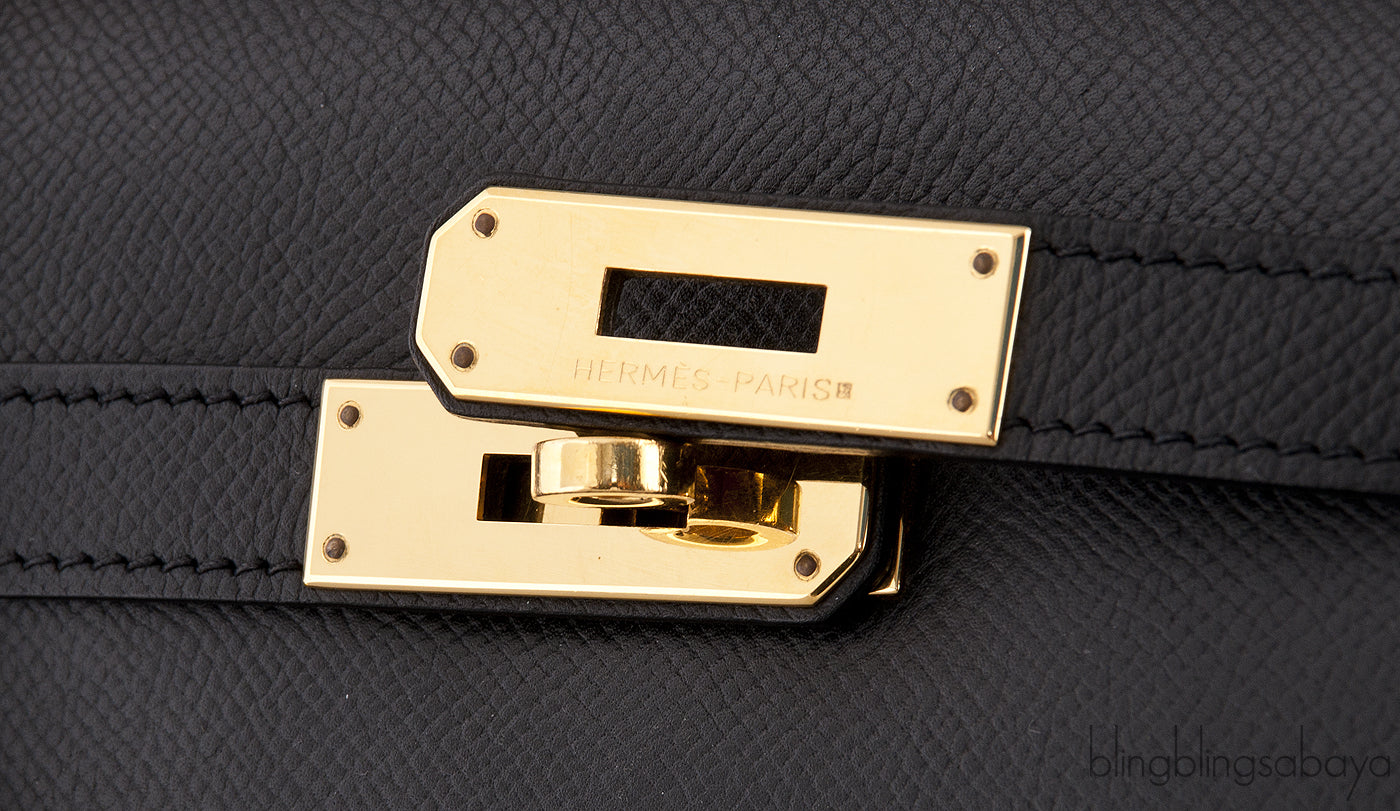 Kelly 35 Black Epsom Retourne