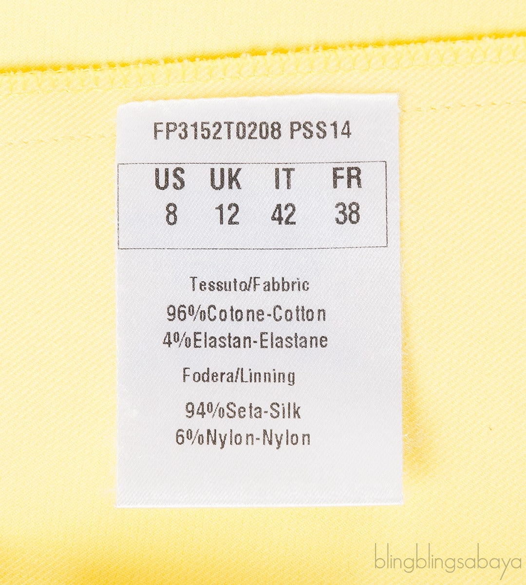 Yellow & Blue Sleeveless Mini Dress