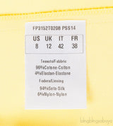 Yellow & Blue Sleeveless Mini Dress