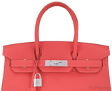 Birkin 30 Togo Rouge Pivoine PHW