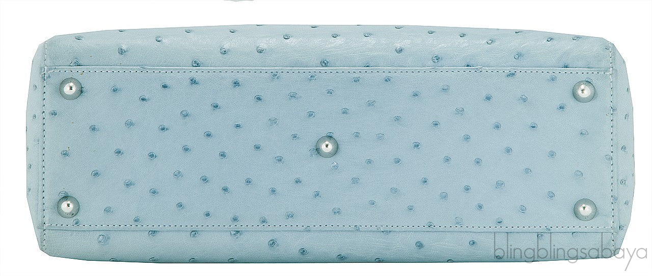 Lady Dior Ocean Blue Ostrich L.Ed