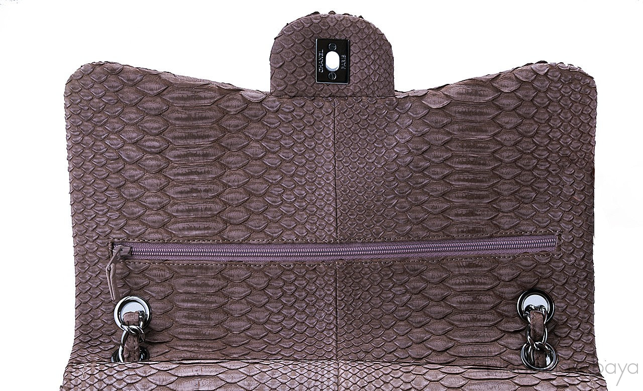 Jumbo CC Brown Python Flap