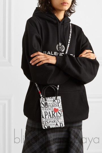 Bonjour Paris Shopping Phone Holder Bag
