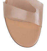 Gianvito Rossi Metropolis 70 beige PVC Sandals 41