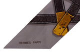 Hermes Turnlock Belt Grey Twilly