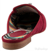Oz Suede Bordeaux Mule