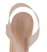 Gianvito Rossi Metropolis 70 beige PVC Sandals 41