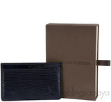 Black Epi Card Holder