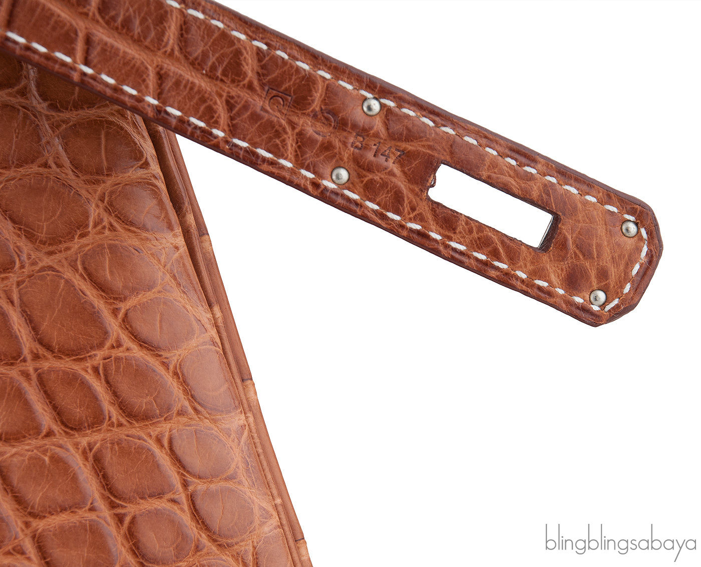 Birkin 35 Barenia Crocodile PHW