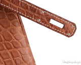 Birkin 35 Barenia Crocodile PHW