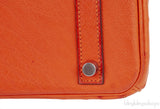 Hermes Birkin 30 Orange Ostrich PHW