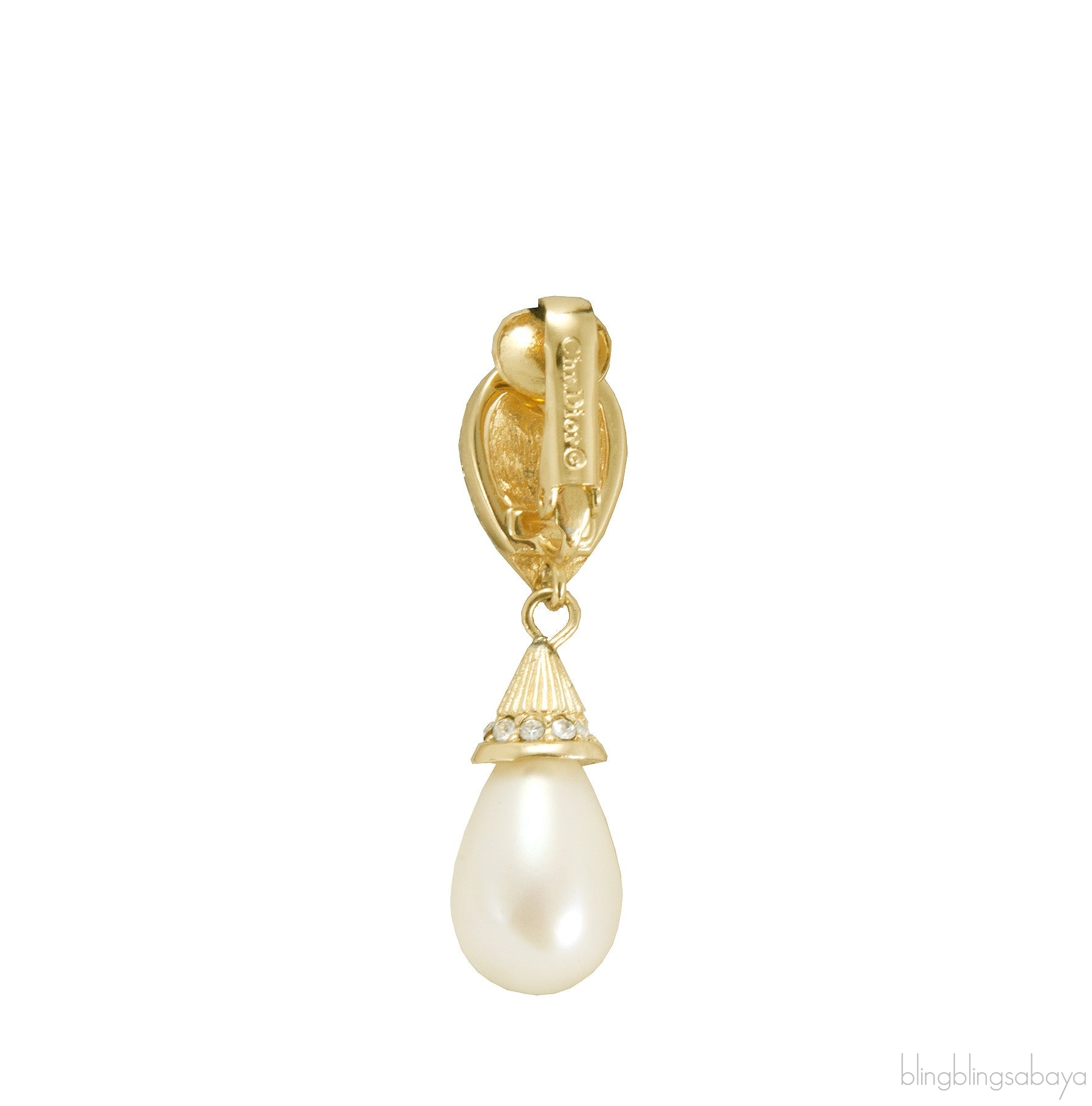 Faux Pearl Drop Earrings
