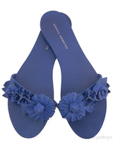 Lilico Appliqué Blue Leather Sandals