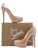 Bianca Nude Patent Pump