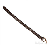 Python Crystal Embellished Slim Belt