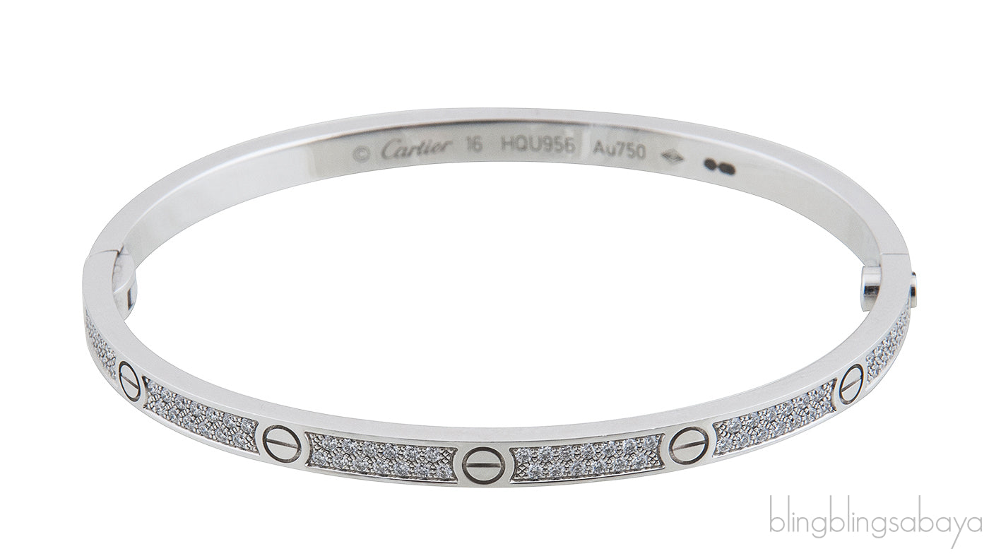 Love Pave Diamond Bracelet
