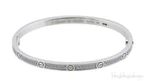 Love Pave Diamond Bracelet