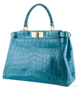 Aqua Blue Crocodile Peek-a-boo