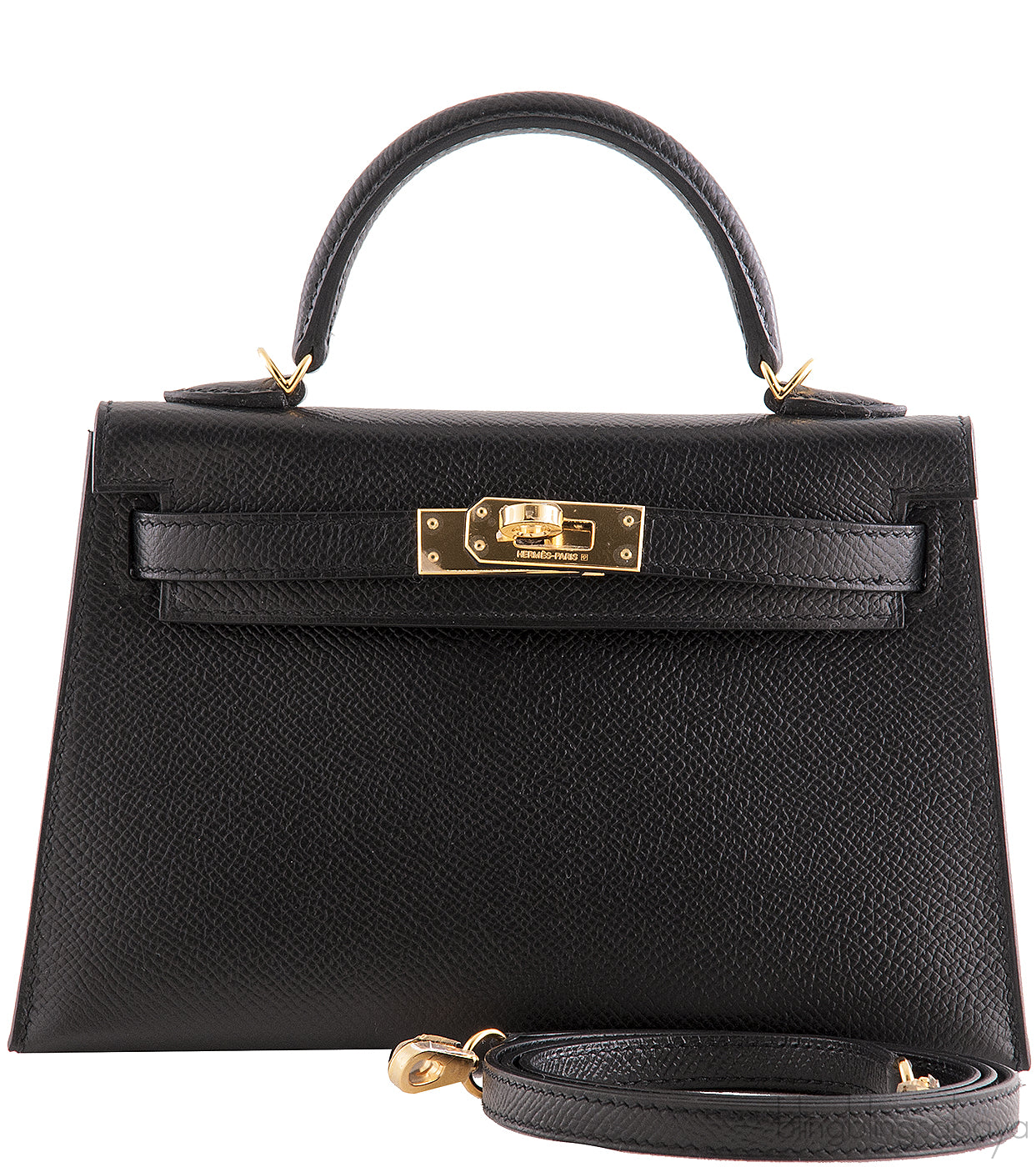 Kelly 20 Black Epsom Sellier GHW